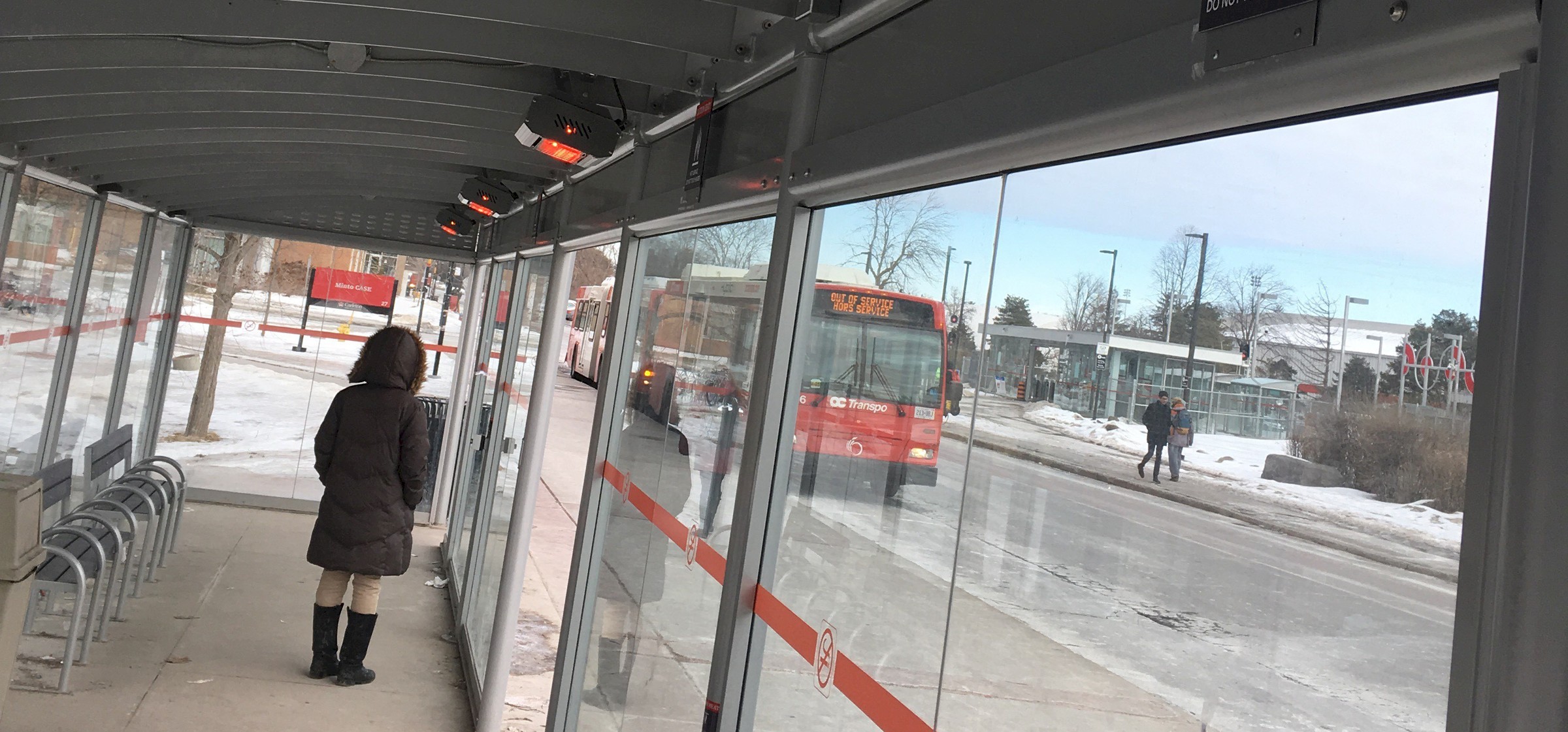 SMaRT Push Timer,  ICR Series H1, Carleton University Bus Shelter, Ottawa, ON