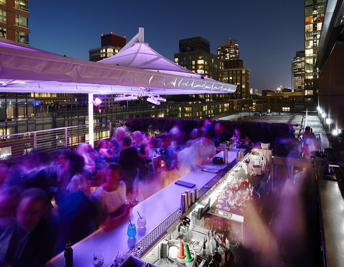 XL Slim Series, H1, Radiant Heater, Conrad Hotel Rooftop Bar, New York, NY